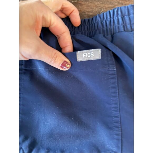 Figs Navy Blue XS Scrub Bottoms Pants - Picture 5 of 9